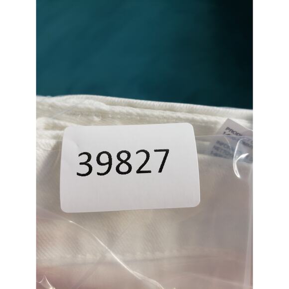 Tommy Hilfiger Skirt Size 6 Womens White Denim Mid Rise Straight Pencil NWT - Picture 13 of 13